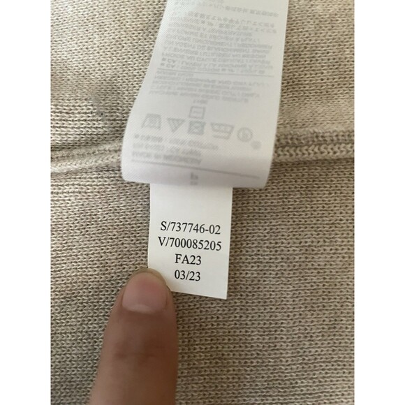 Banana Republic Open Cardigan Size Small Beige Long Sleeves - Picture 8 of 8